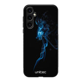 Samsung Galaxy S24 suojakuoret - Blue Smoke On Black - Ei